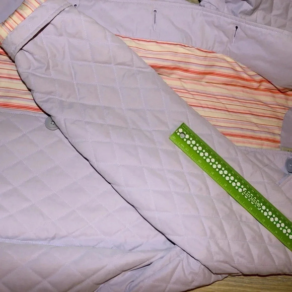 LL Bean Quilted Jacket Women's L Lavender - Picture 9 of 11